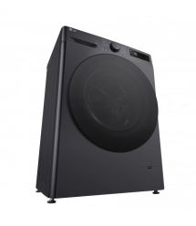 LG Стиральная машина фронтальная, 9кг, 1200, A, 48см, дисплей, пар, инвертор, черный
