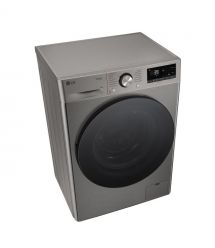 LG Стиральная машина фронтальная, 9кг, 1200, A, 48см, дисплей, пар, инвертор, серебристый