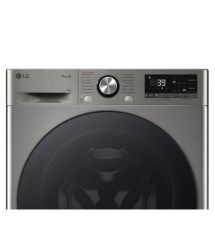 LG Стиральная машина фронтальная, 9кг, 1200, A, 48см, дисплей, пар, инвертор, серебристый