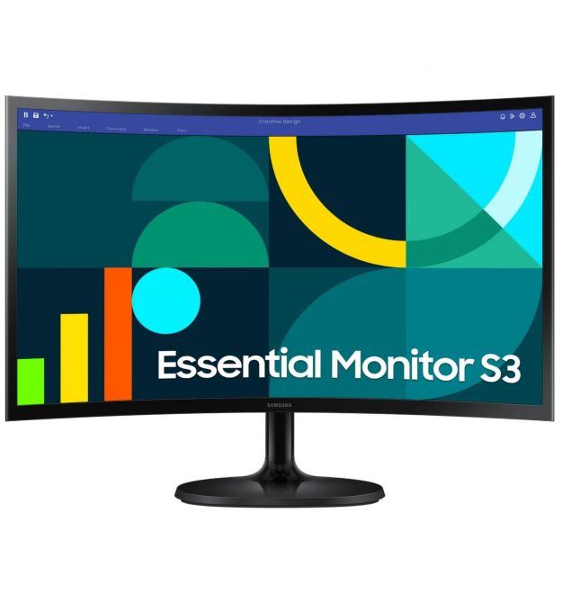 Samsung Монітор Samsung 23.8" S24D360 D-Sub, HDMI, VA, 100Hz, 4ms, CURVED