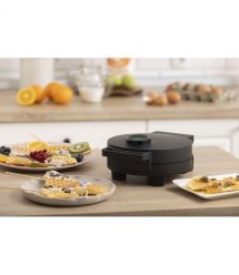 Gorenje Мини-гриль 1000Вт, алюминий, пластина д/вафель, корпус-металл, черный