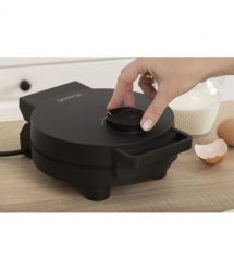 Gorenje Мини-гриль 1000Вт, алюминий, пластина д/вафель, корпус-металл, черный