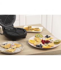 Gorenje Мини-гриль 1000Вт, алюминий, пластина д/вафель, корпус-металл, черный