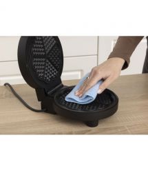 Gorenje Мини-гриль 1000Вт, алюминий, пластина д/вафель, корпус-металл, черный