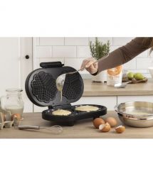 Gorenje Мини-гриль 1200Вт, алюминий, пластина д/вафель, корпус-металл, черный