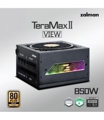 Zalman Блок питания Teramax 2 View (850W) 99%, 80+ Gold, 120мм, 1xMB 24pin(18+10), 2xCPU(4+4 pin), 3xMolex, 12xSATA