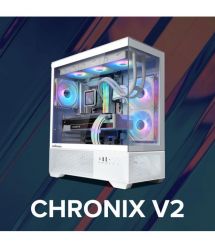 Zalman Корпус Chronix V2 без БП, 1xUSB3.0, 1xUSB2.0, 1x Type C, 2x120мм ARGB Reverse, 4x120мм ARGB, VGA 410мм,