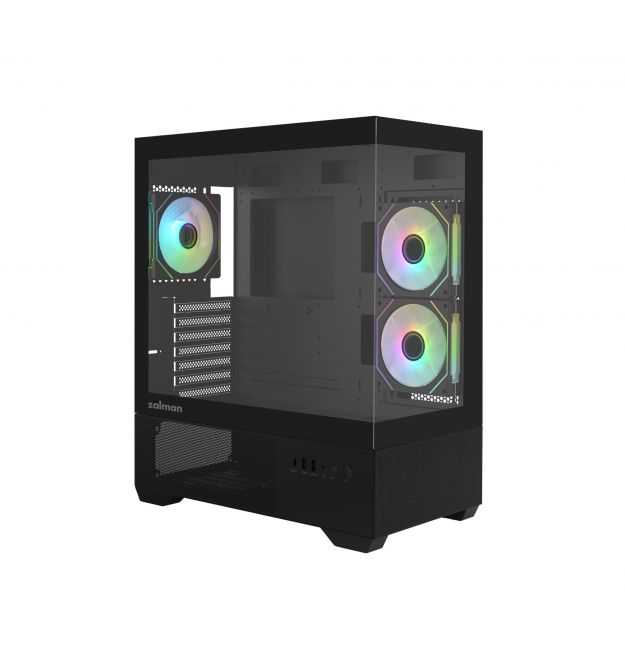 Zalman Корпус Chronix V2 без БП, 1xUSB3.0, 1xUSB2.0, 1x Type C, 2x120мм ARGB Reverse, 4x120мм ARGB, VGA 410мм,