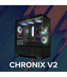 Zalman Корпус Chronix V2 без БП, 1xUSB3.0, 1xUSB2.0, 1x Type C, 2x120мм ARGB Reverse, 4x120мм ARGB, VGA 410мм,