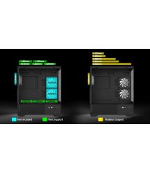 Zalman Корпус Chronix V2 без БП, 1xUSB3.0, 1xUSB2.0, 1x Type C, 2x120мм ARGB Reverse, 4x120мм ARGB, VGA 410мм,