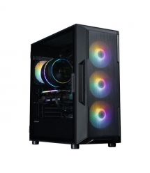 Zalman Корпус I3 Neo V2 без БП 2xUSB3.0, 1x Type C, 4x120мм RGB, VGA 400мм, LCS ready, TG Side Panel, ATX, чёрный