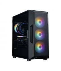 Zalman Корпус I3 Neo V2 без БП 2xUSB3.0, 1x Type C, 4x120мм RGB, VGA 400мм, LCS ready, TG Side Panel, ATX, чёрный