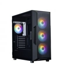 Zalman Корпус I3 Neo V2 без БП 2xUSB3.0, 1x Type C, 4x120мм RGB, VGA 400мм, LCS ready, TG Side Panel, ATX, чёрный