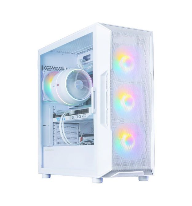 Zalman Корпус I3 Neo V2 без БП 2xUSB3.0, 1x Type C, 4x120мм RGB, VGA 400мм, LCS ready, TG Side Panel, ATX, белый