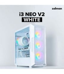 Zalman Корпус I3 Neo V2 без БП 2xUSB3.0, 1x Type C, 4x120мм RGB, VGA 400мм, LCS ready, TG Side Panel, ATX, белый