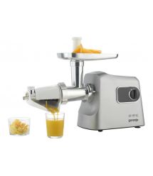 Gorenje Мясорубка, 2500Вт, 2.8кг/мин, 3 решетки, насадка для колбас, кеббе, шнек