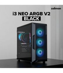 Zalman Корпус I3 Neo ARGB V2 без БП, 2xUSB3.0, 1x Type C, 4x120мм ARGB, VGA 355мм, LCS ready, TG Side Panel, ATX, чёрный