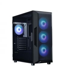 Zalman Корпус I3 Neo ARGB V2 без БП, 2xUSB3.0, 1x Type C, 4x120мм ARGB, VGA 355мм, LCS ready, TG Side Panel, ATX, чёрный