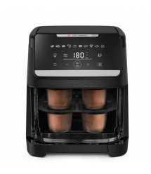 Tefal Tefal air fryer Easy Fry Silence XXL, 1800W, bowl-7l, sensor control, plastic, black