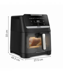 Tefal Tefal air fryer Easy Fry Silence XXL, 1800W, bowl-7l, sensor control, plastic, black