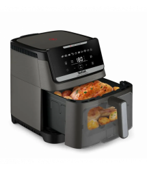 Tefal Tefal air fryer Easy Fry Silence XXL, 1800W, bowl-7l, sensor control, plastic, grey