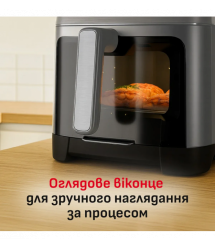 Tefal Tefal air fryer Easy Fry Silence XXL, 1800W, bowl-7l, sensor control, plastic, grey