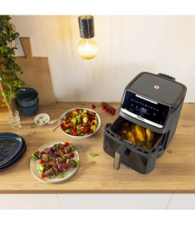 Tefal Tefal air fryer Easy Fry Silence XXL, 1800W, bowl-7l, sensor control, plastic, grey