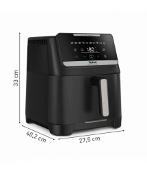 Tefal Tefal air fryer Easy Fry Silence XXL, 1800W, bowl-7l, sensor control, plastic, black