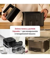 Tefal Tefal air fryer Easy Fry Silence XXL, 1800W, bowl-7l, sensor control, plastic, black