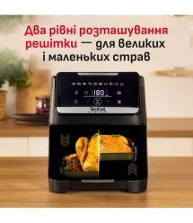 Tefal Tefal air fryer Easy Fry Silence XXL, 1800W, bowl-7l, sensor control, plastic, black