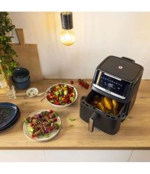 Tefal Tefal air fryer Easy Fry Silence XXL, 1800W, bowl-7l, sensor control, plastic, black