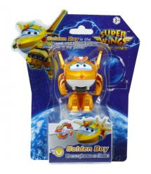 Super Wings Super Wings Transformer Toy Transform-a-Bots Golden Boy S8