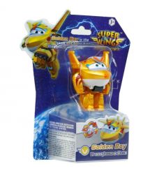 Super Wings Super Wings Transformer Toy Transform-a-Bots Golden Boy S8