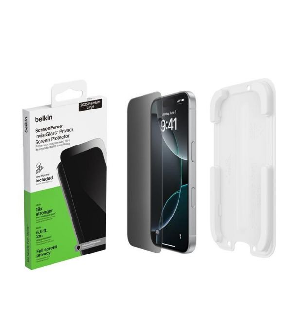 Belkin Захисне скло Belkin для iPhone 17 Pro Max, Privacy Screen Protector (1 Pack)