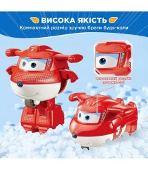 Super Wings Super Wings Transformer Toy Transform-a-Bots Jett S8