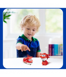 Super Wings Super Wings Transformer Toy Transform-a-Bots Jett S8