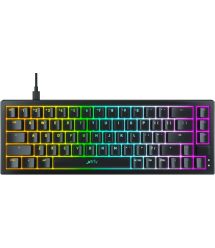 Cherry Xtrfy Клавиатура механическая K5 68Key, Kailh Red, USB-A, EN/UA, Hot-swap, RGB, Черный
