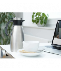 Tefal Tefal Soft Grip Vacuum Jug, 1.5L, stainless steel, plastic, black