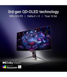 ASUS Монітор Asus 31.5" ROG Swift PG32UCDMR 2xHDMI, DP, USB-C, 3xUSB, QD-OLED, 3840x2160, 240Hz, 0.03ms, DCI-P3 99%, Adap