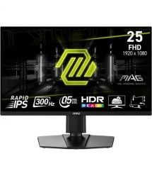 MSI Монітор MSI 24.5" MAG 255PXF 2xHDMI, DP, MM, IPS, 300Hz, 0.5ms, sRGB 120%, FreeSync, Pivot