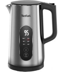 Tefal Електрочайник Tefal Selection 1.7л, з подвійними стінками, 6 темп.реж, підтримка температури, сенc. управління, сірий