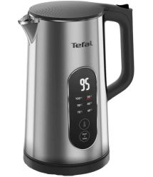 Tefal Електрочайник Tefal Selection 1.7л, з подвійними стінками, 6 темп.реж, підтримка температури, сенc. управління, сірий