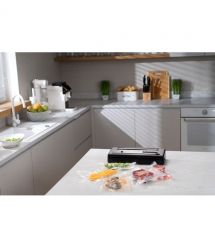 ARDESTO Вакууматор для пакетов та рулонов, 110Вт, 28см, электронное, + 1 рулон, пластик+нерж., серебристый