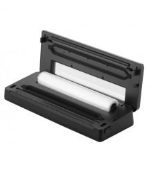 ARDESTO Вакууматор для пакетов та рулонов, 110Вт, 28см, электронное, + 1 рулон, пластик+нерж., серебристый