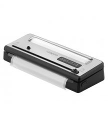 ARDESTO Вакууматор для пакетов та рулонов, 110Вт, 28см, электронное, + 1 рулон, пластик+нерж., серебристый