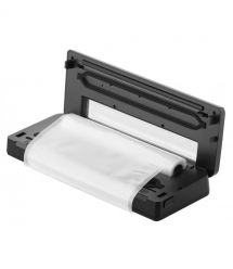 ARDESTO Вакууматор для пакетов та рулонов, 110Вт, 28см, электронное, + 1 рулон, пластик+нерж., серебристый