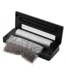 ARDESTO Вакууматор для пакетов та рулонов, 110Вт, 28см, электронное, + 1 рулон, пластик+нерж., серебристый