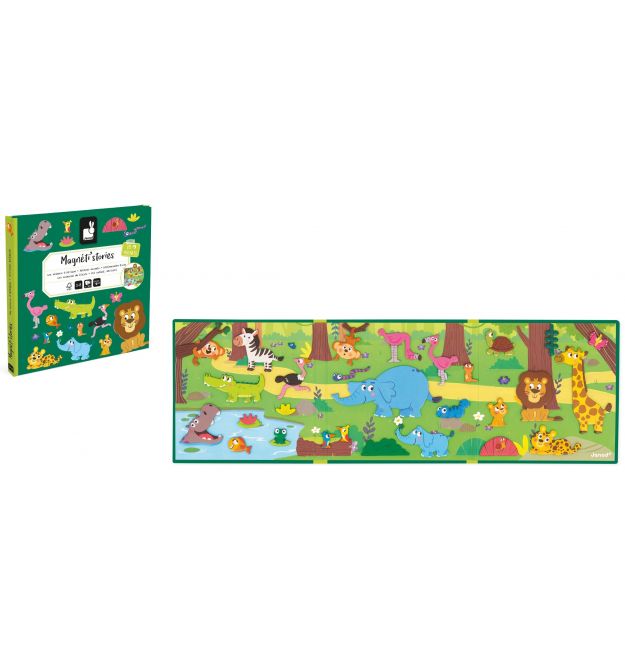 Janod magnetic stories African Animals