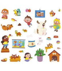 Janod magnetic stories Domestic Animals