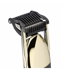 BaByliss Триммер Super-X Metal Series Navy&Gold Edition, для головы, усов и бороды, аккум., насадок-1, кейс, сталь, сине-золотой